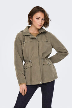 Only Short hooded parka