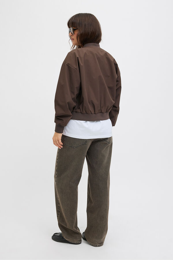 Jack & Jones Cazadora bomber marr&oacute;n