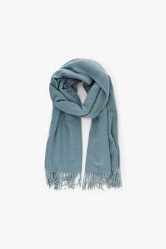 Springfield Long fringed scarf gris
