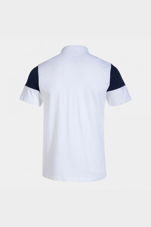 Springfield Black and grey Crew V short-sleeved polo shirt white