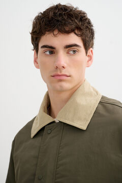 Inside Casaco gola de bombazina