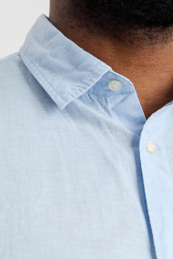 Jack & Jones PLUS Slim fit shirt PLUS blue