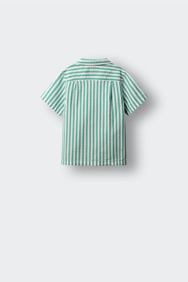 Springfield Kids Camisa rayas ni&ntilde;o verde