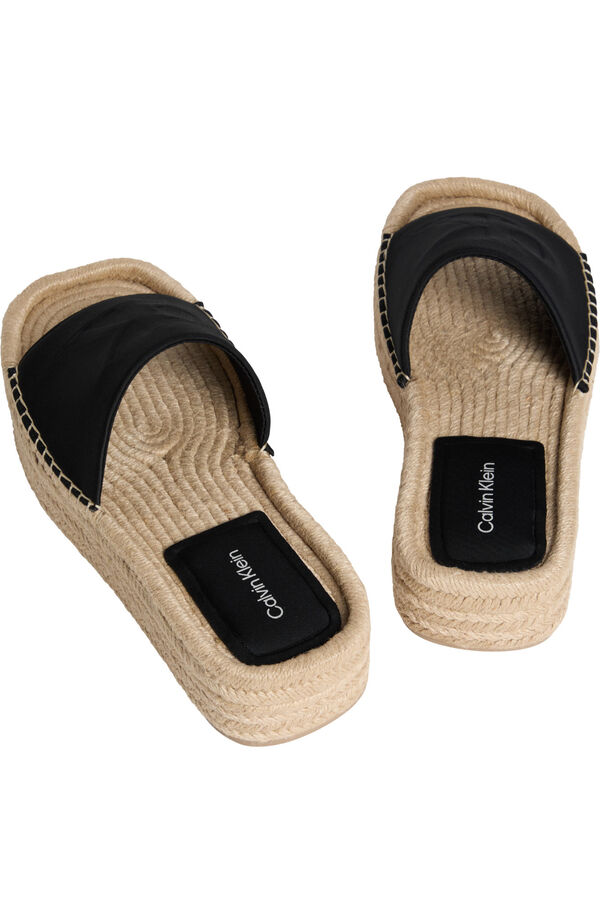 CK Jeans Platform espadrilles black