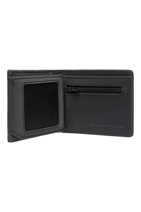 Element Resistant three-fold wallet grey
