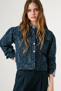 Pepe Jeans Sobrecamisa Estampado Floral Fit Cropped