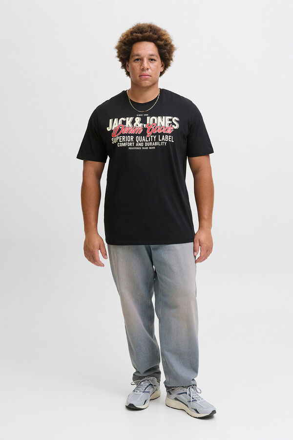 Jack & Jones PLUS Essential short-sleeved T-shirt black