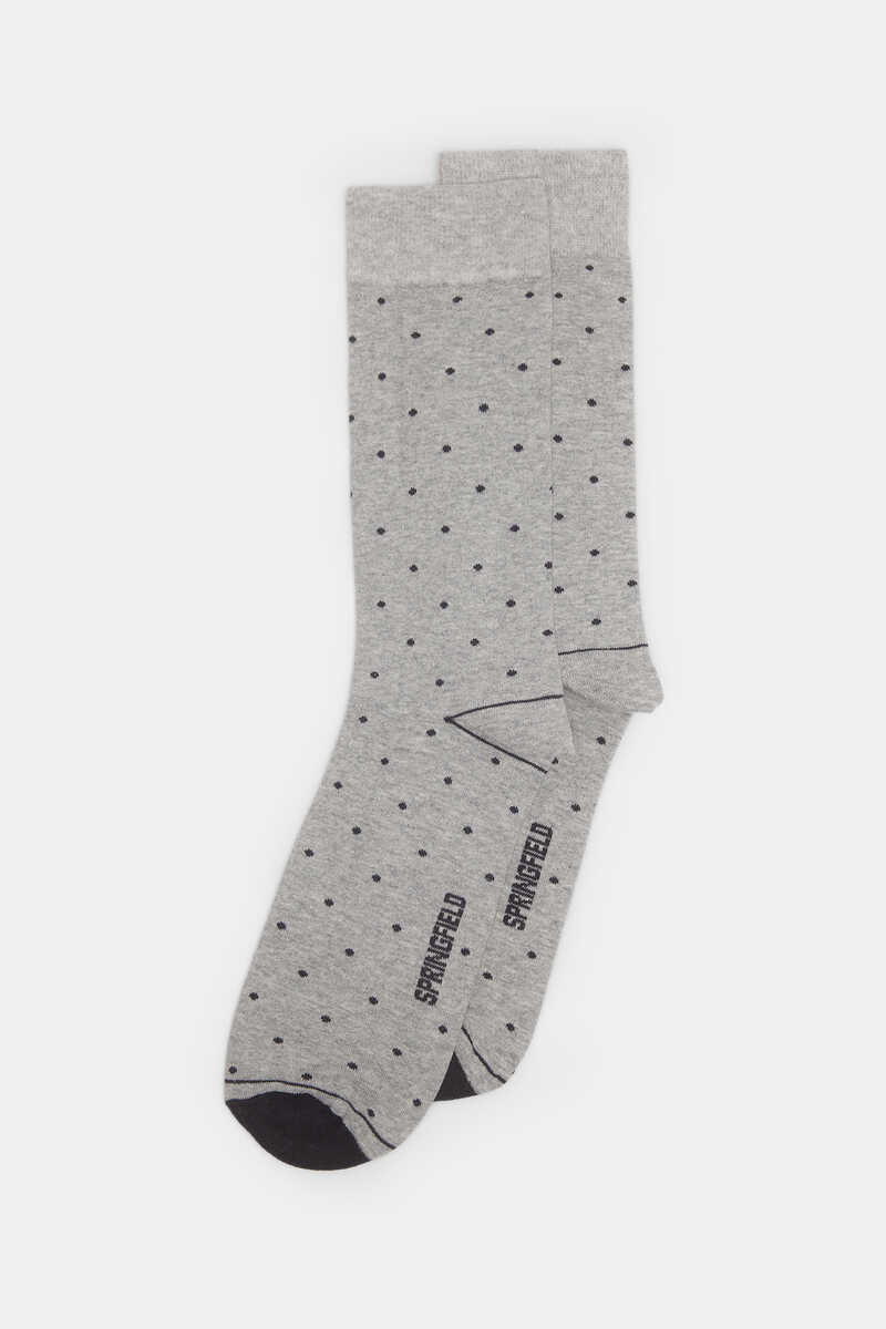 Springfield Micro polka-dot socks gray