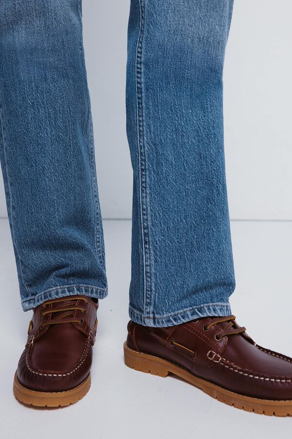 Springfield Leather boat shoes nude