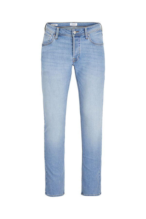 Jack & Jones PLUS Jeans corte recto cinco bolsillos azul