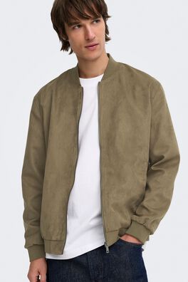 Chaqueta efecto ante bomber