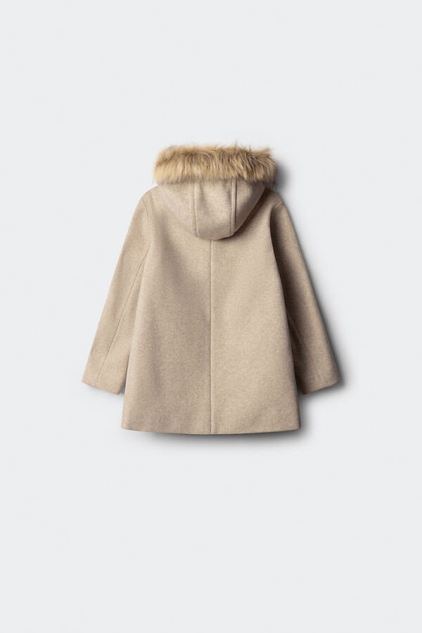 Springfield Kids Trenka de paño para niña beige