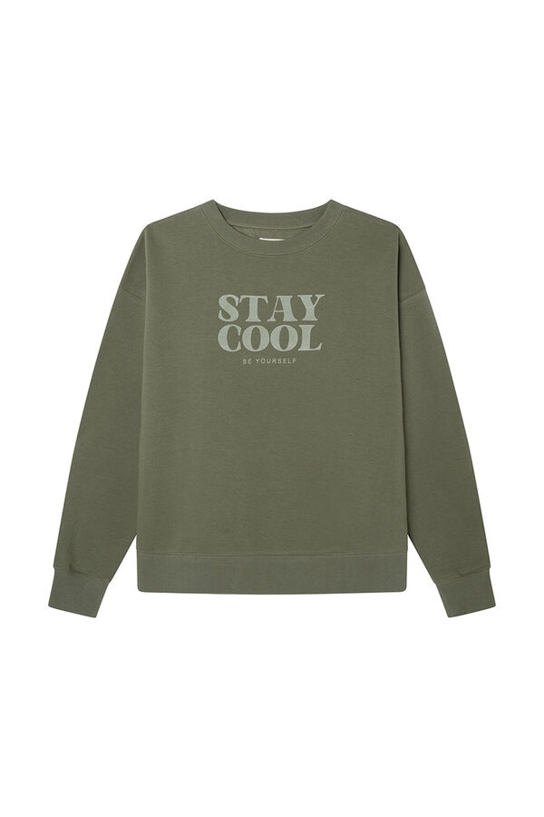 Springfield "Stay cool" sweatshirt khaki