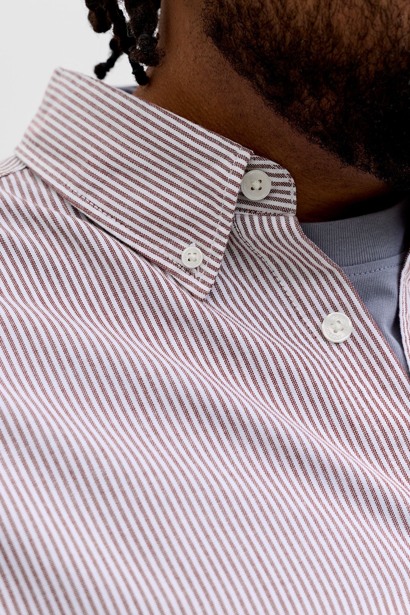 Jack & Jones PLUS Camisa Oxford estampada manga larga