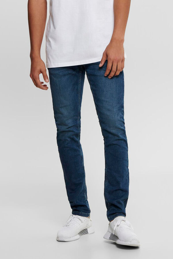 Springfield Men's slim fit jeans bluish