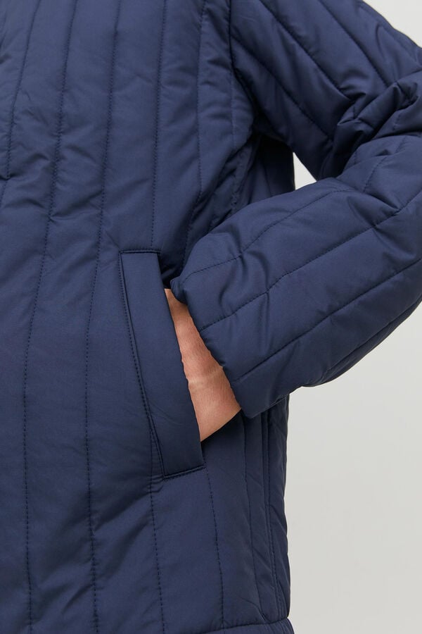 Springfield Quilted bomber jacket navy