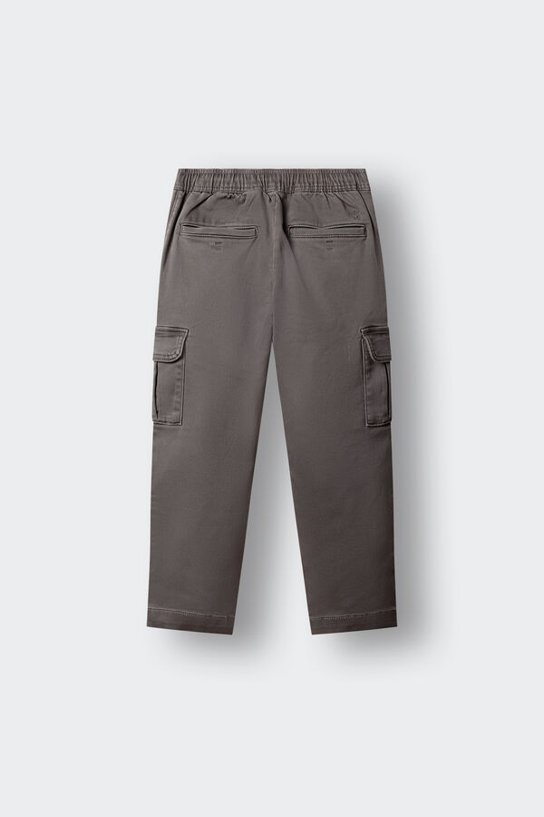 Springfield Kids Pantalon jogger cargo ni&ntilde;o gris