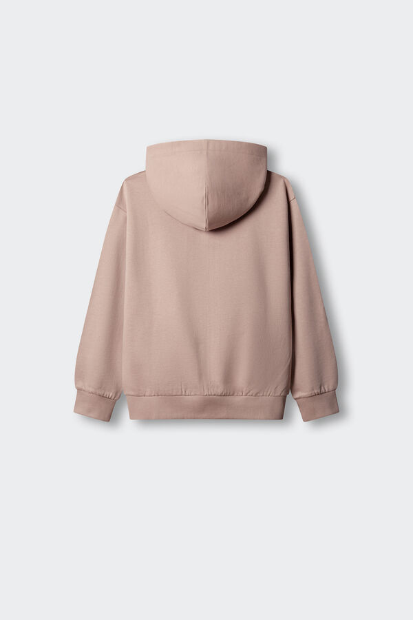 Springfield Kids Sweatshirt b&aacute;sica aberta menina rosa