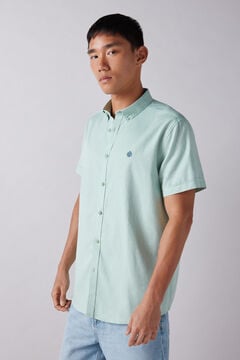 Springfield Chemise manches courtes  vert
