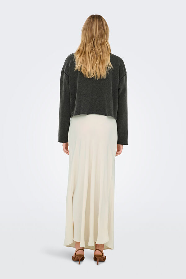 JDY Falda larga fluida blanco