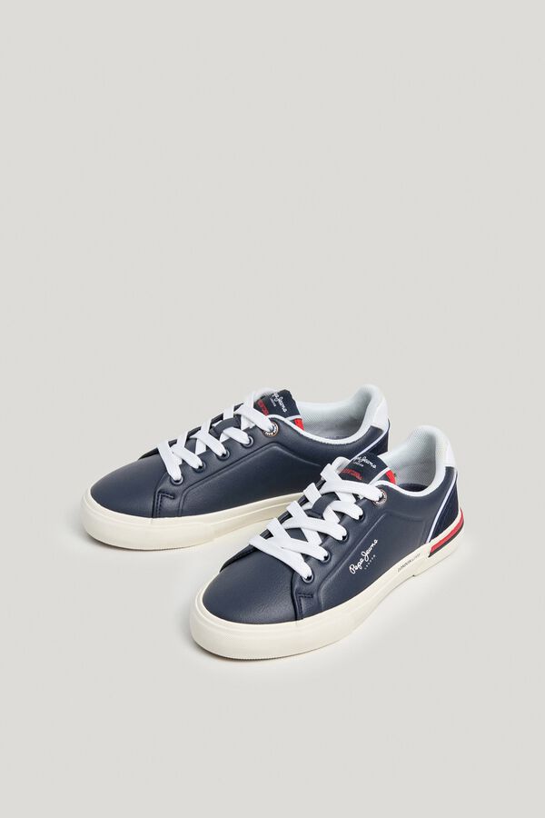 Pepe Jeans Classic vulcanised sole sneakers blue