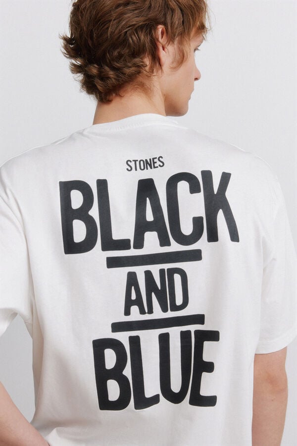 Springfield Rolling Stones T-shirt beige