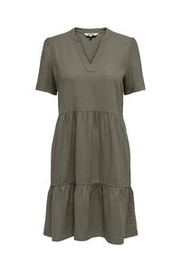 Only Vestido corto de lino