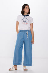 Springfield Suknja-pantalone od tencela plava
