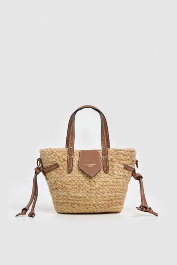 Pepe Jeans Bolso bandolera asa corta tostado