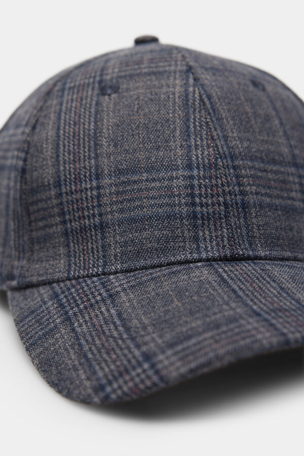 Springfield Checkered baseball cap blue