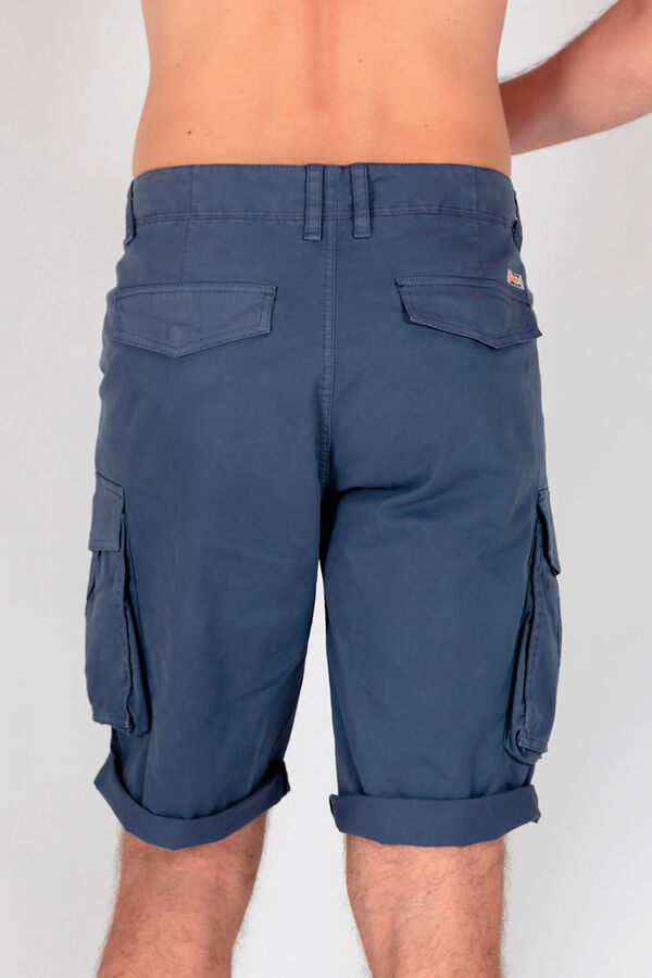 Springfield Cargo shorts with seven pockets plava