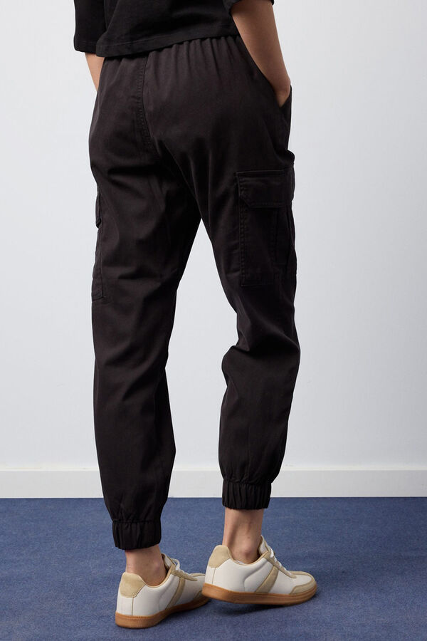 Inside Cargo Jogger Trouser Crna