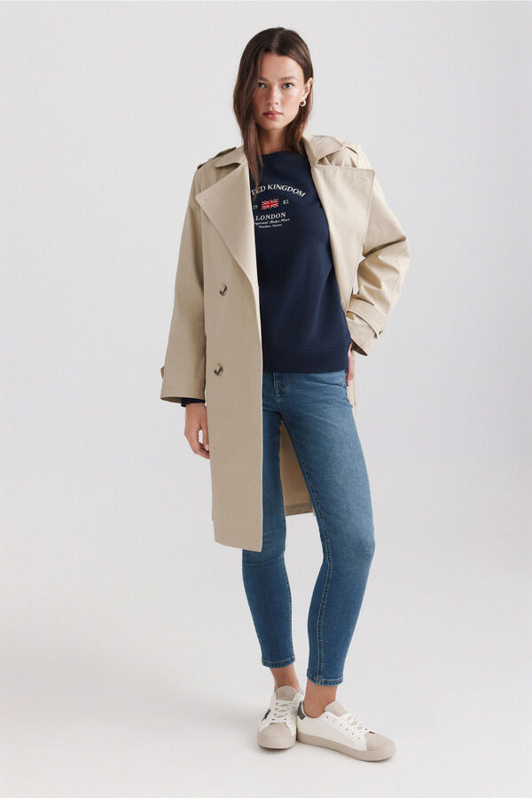 Springfield "united kingdom" sweatshirt blue
