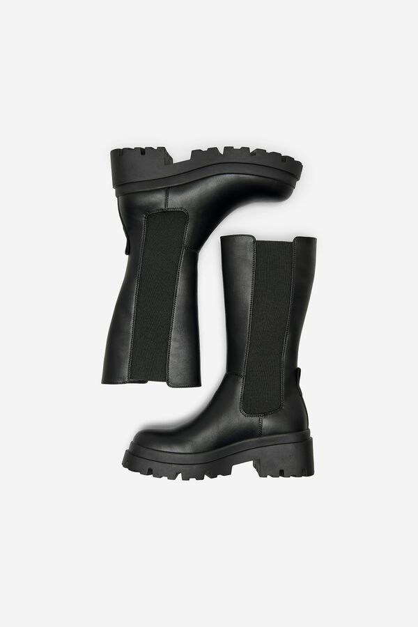 Only Flat military boot black