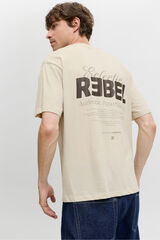 JJ REBEL Regular fit T-shirt grey