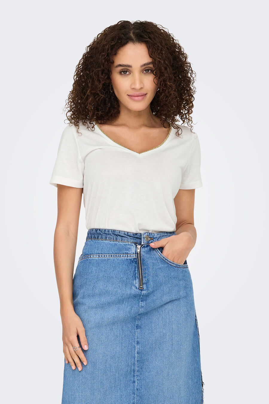 Camiseta manga corta lurex