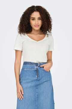 JDY Camiseta manga corta lurex