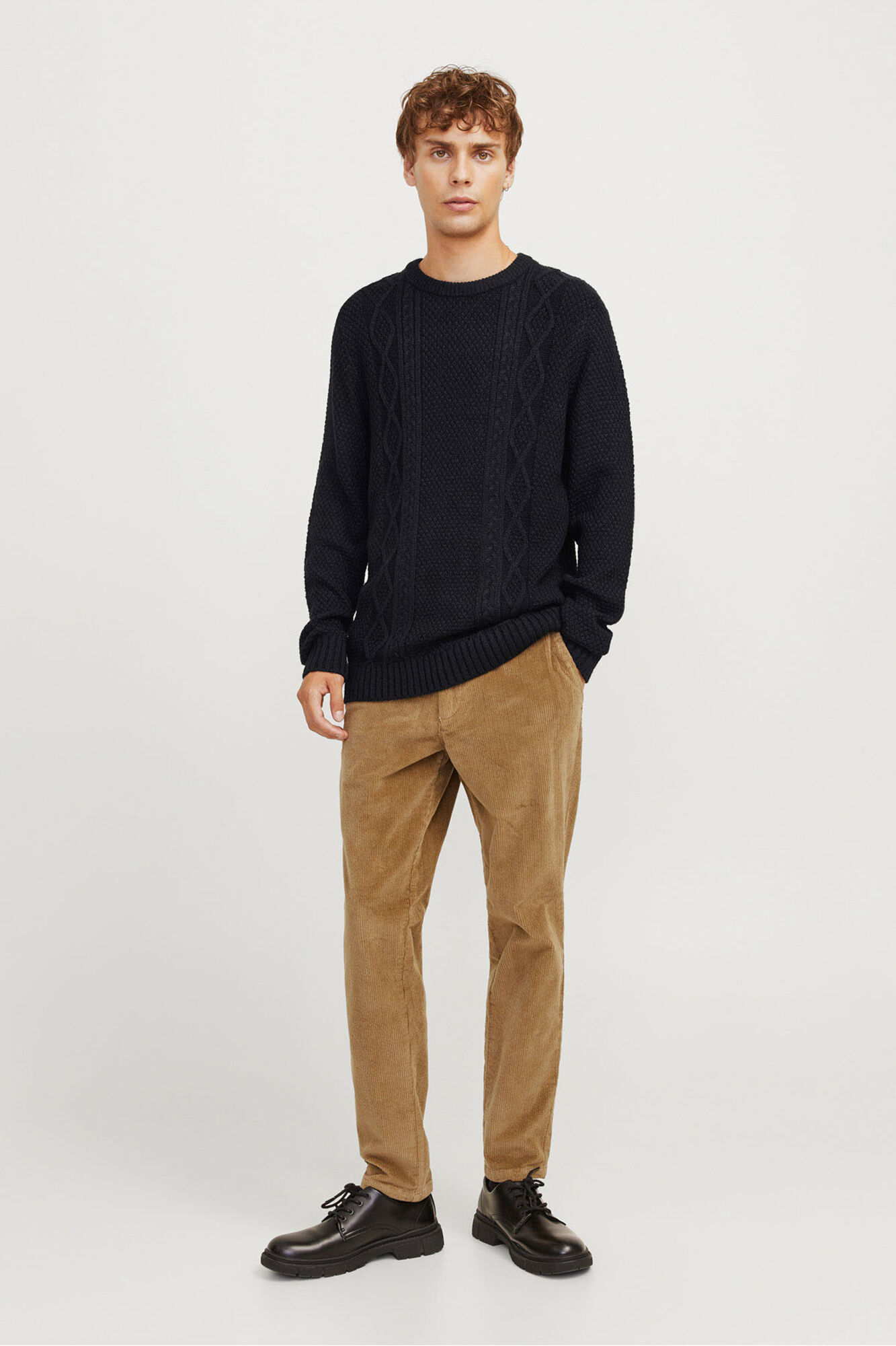 JJ REBEL Pullover mit Strick-