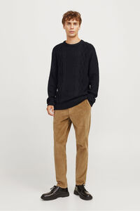 JJ REBEL Pullover mit Strick-