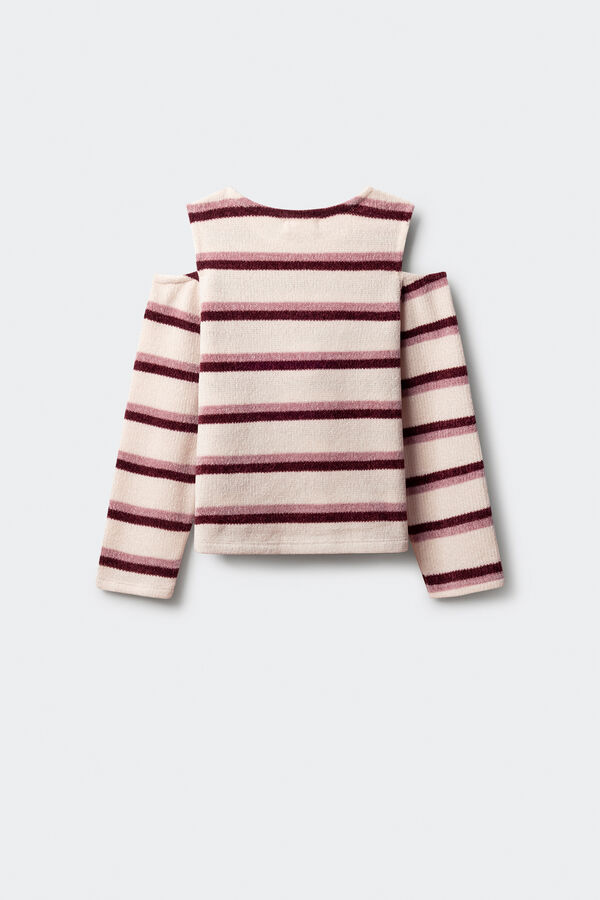 Springfield Kids Camiseta chenilla hombros descubiertos niña rosa