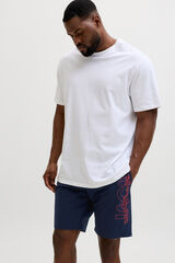 Jack & Jones PLUS Ba&ntilde;ador regular logo azul