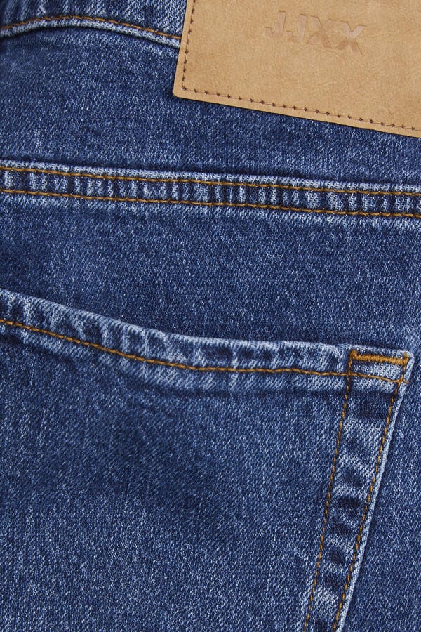 Springfield High-rise bootcut jeans bluish
