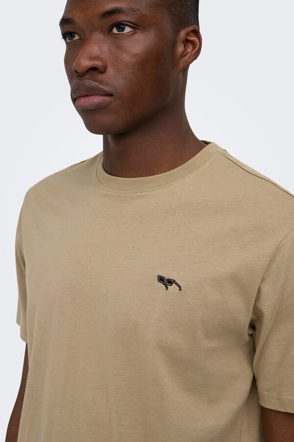 Only & Sons Short sleeve T-shirt gris