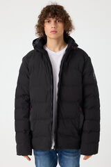 Inside Parka Con Capucha negro