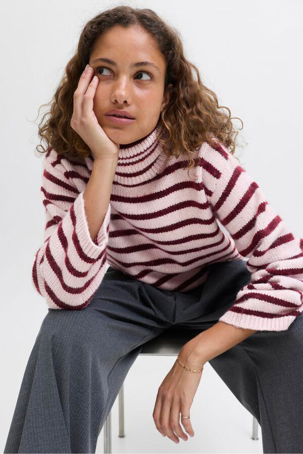 Jack & Jones Jersey cuello vuelto morado/lila