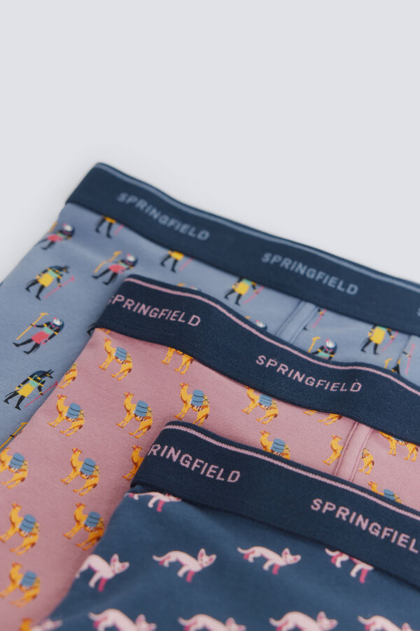 Springfield Egypt 3-pack boxers pink