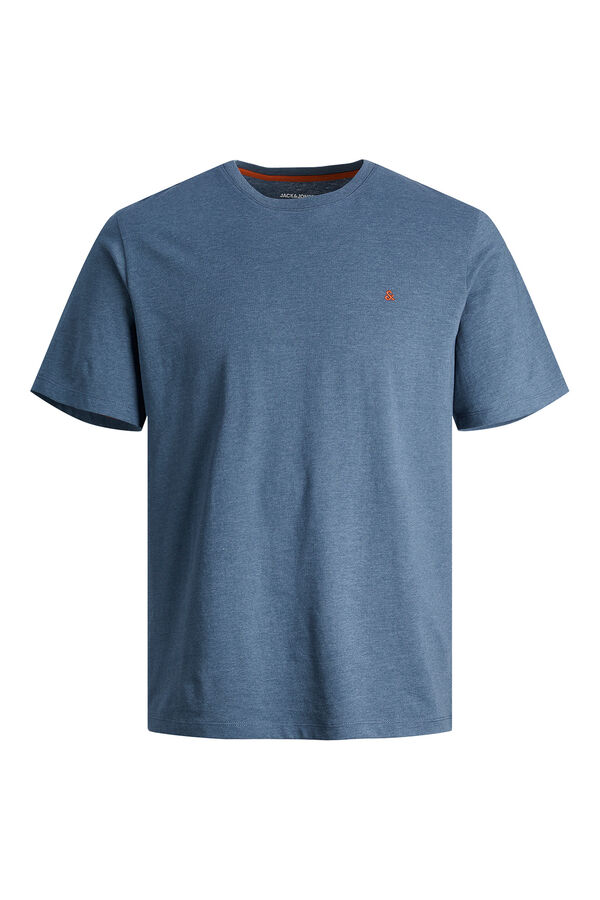 Jack & Jones T-shirt b&aacute;sica regular fit azul