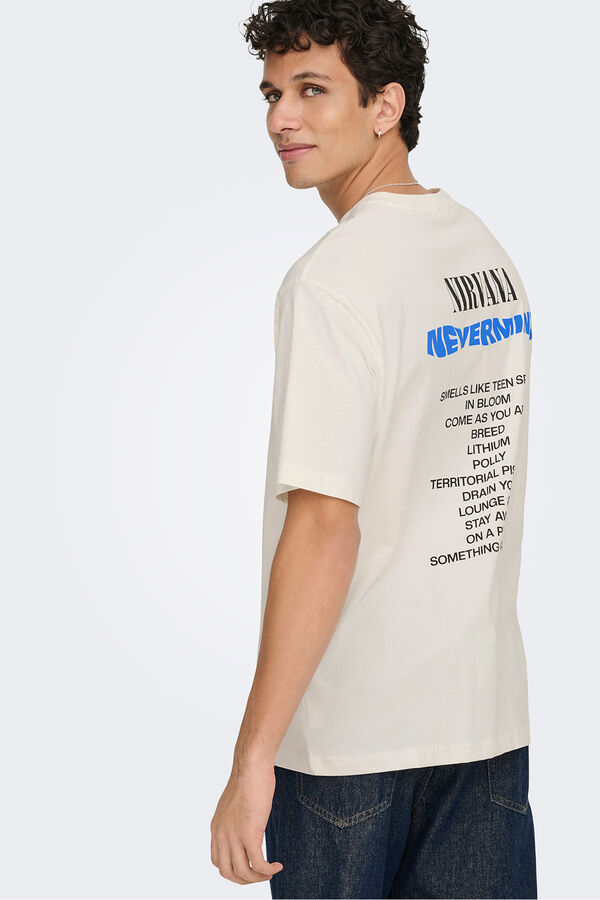 Only & Sons Short-sleeved T-shirt white