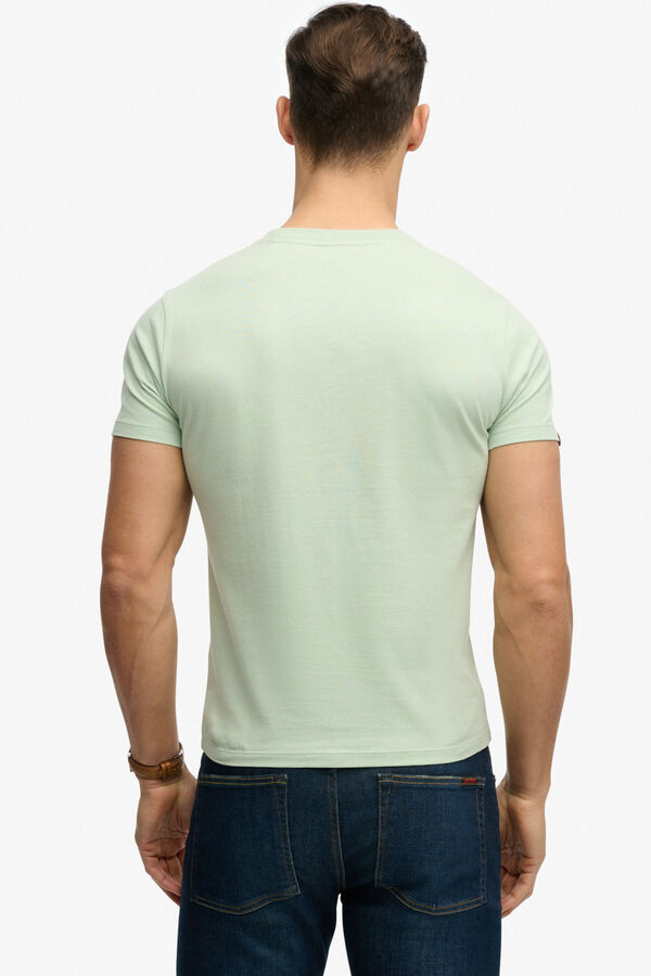 Superdry Basic short sleeve with small logo T-shirt beige