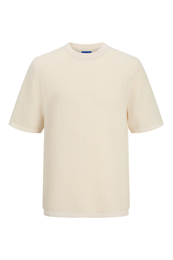 Jack & Jones Camiseta de punto relaxed fit blanco